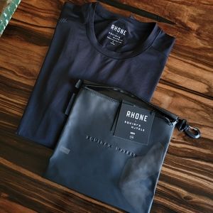 NWT RHONE x Equinox Hotels Training Tee & Pouch